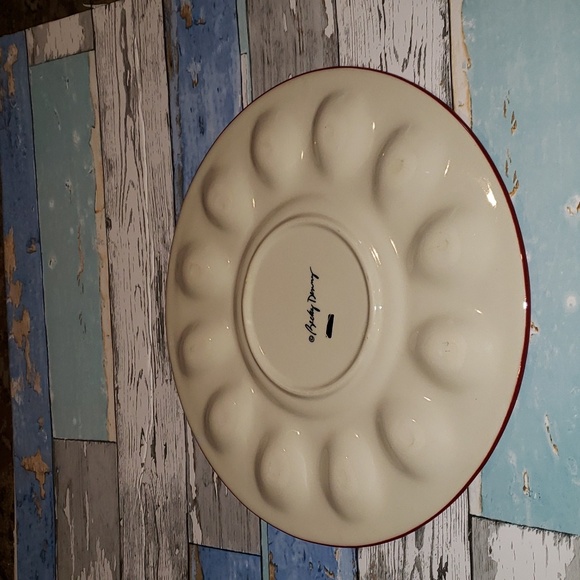 Cock-A-Doodle deviled egg plate...Southern Living at home/Becky Denny